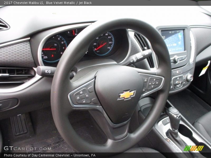 Blue Velvet Metallic / Jet Black 2017 Chevrolet Malibu LS