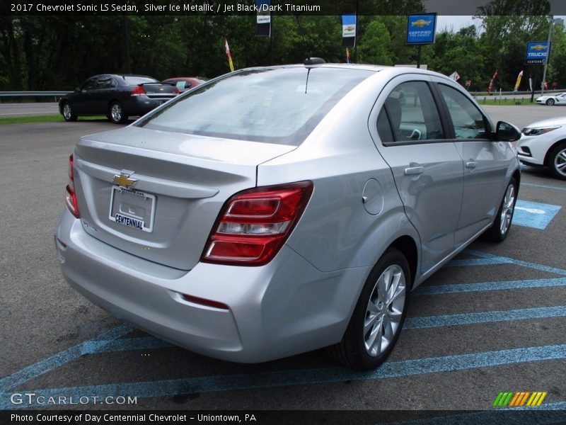 Silver Ice Metallic / Jet Black/Dark Titanium 2017 Chevrolet Sonic LS Sedan