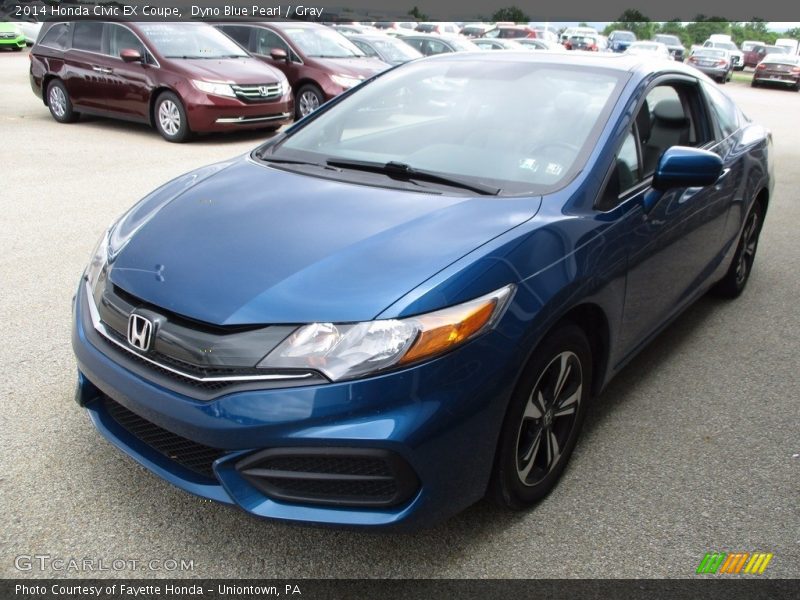 Front 3/4 View of 2014 Civic EX Coupe
