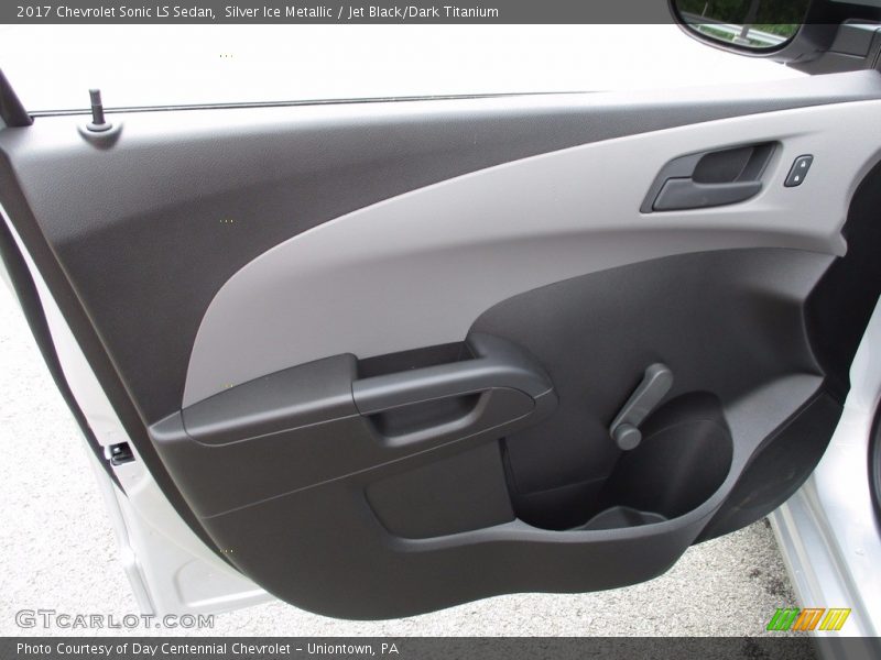 Silver Ice Metallic / Jet Black/Dark Titanium 2017 Chevrolet Sonic LS Sedan