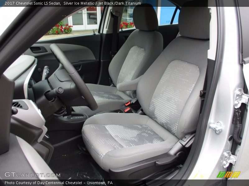 Silver Ice Metallic / Jet Black/Dark Titanium 2017 Chevrolet Sonic LS Sedan
