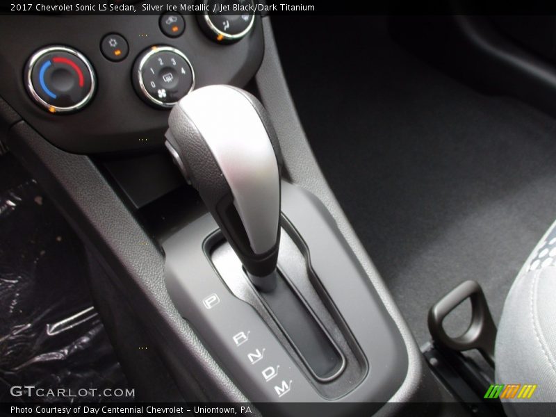 Silver Ice Metallic / Jet Black/Dark Titanium 2017 Chevrolet Sonic LS Sedan