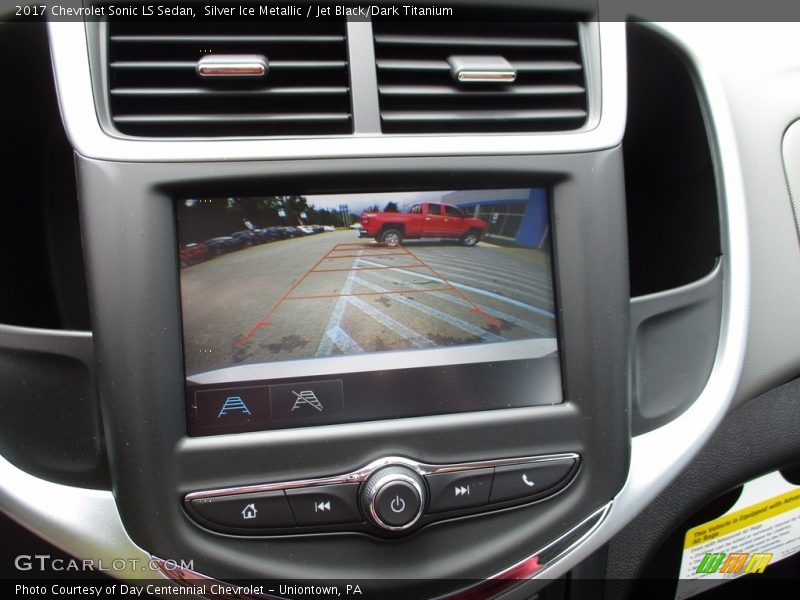 Silver Ice Metallic / Jet Black/Dark Titanium 2017 Chevrolet Sonic LS Sedan
