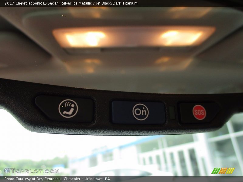 Silver Ice Metallic / Jet Black/Dark Titanium 2017 Chevrolet Sonic LS Sedan