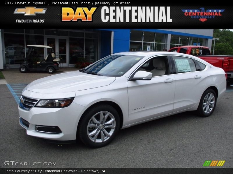 Iridescent Pearl Tricoat / Jet Black/Light Wheat 2017 Chevrolet Impala LT