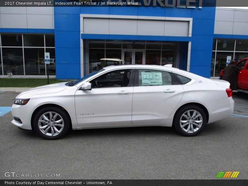 Iridescent Pearl Tricoat / Jet Black/Light Wheat 2017 Chevrolet Impala LT