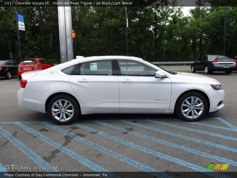 Iridescent Pearl Tricoat / Jet Black/Light Wheat 2017 Chevrolet Impala LT
