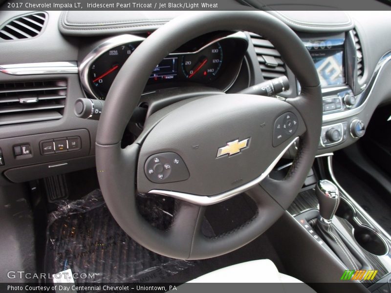 Iridescent Pearl Tricoat / Jet Black/Light Wheat 2017 Chevrolet Impala LT