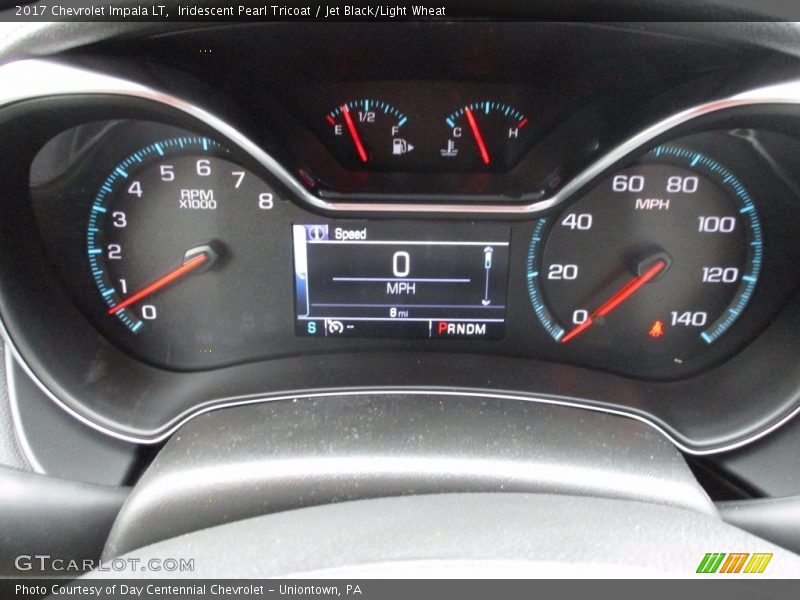 Iridescent Pearl Tricoat / Jet Black/Light Wheat 2017 Chevrolet Impala LT