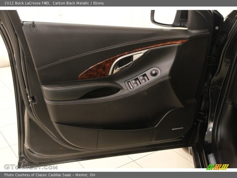 Carbon Black Metallic / Ebony 2012 Buick LaCrosse FWD
