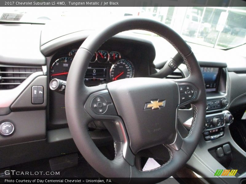 Tungsten Metallic / Jet Black 2017 Chevrolet Suburban LS 4WD