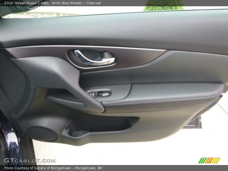 Arctic Blue Metallic / Charcoal 2016 Nissan Rogue S AWD