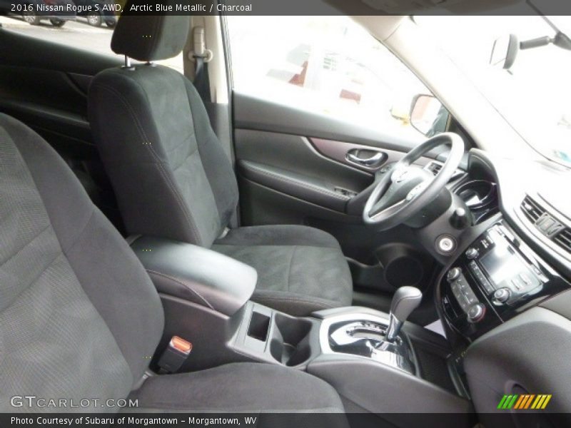 Arctic Blue Metallic / Charcoal 2016 Nissan Rogue S AWD