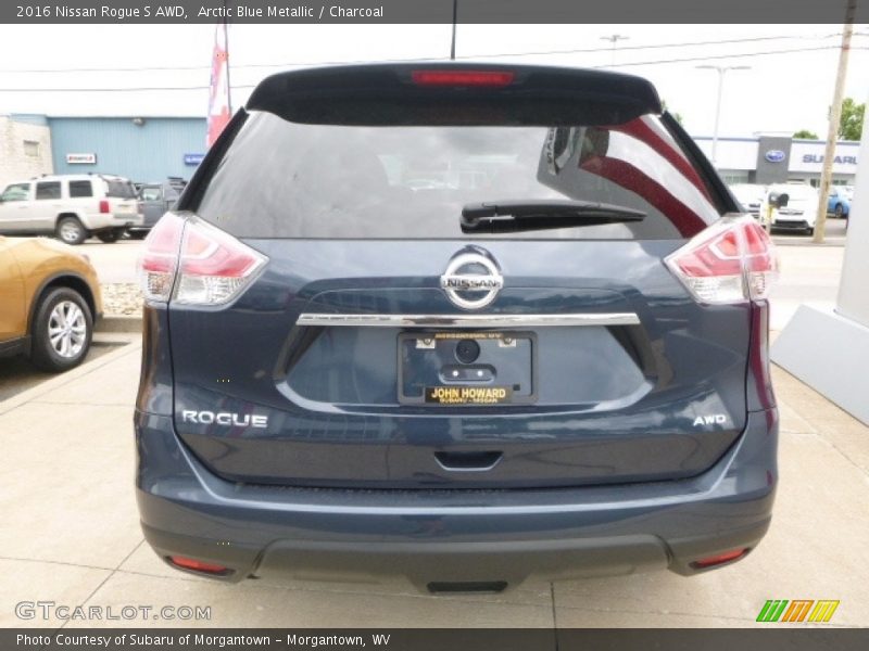 Arctic Blue Metallic / Charcoal 2016 Nissan Rogue S AWD