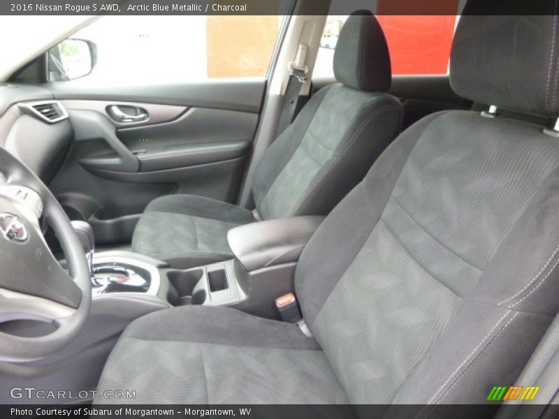 Arctic Blue Metallic / Charcoal 2016 Nissan Rogue S AWD