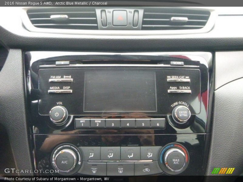 Arctic Blue Metallic / Charcoal 2016 Nissan Rogue S AWD