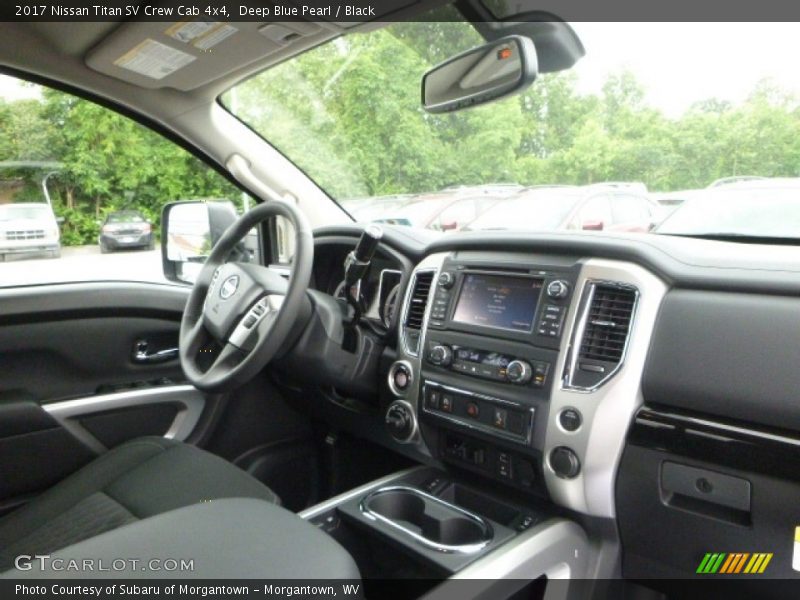 Deep Blue Pearl / Black 2017 Nissan Titan SV Crew Cab 4x4