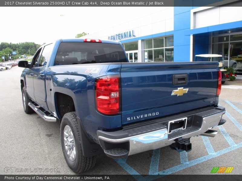 Deep Ocean Blue Metallic / Jet Black 2017 Chevrolet Silverado 2500HD LT Crew Cab 4x4