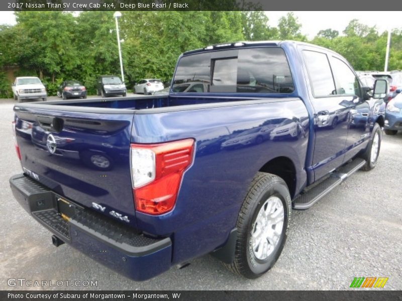 Deep Blue Pearl / Black 2017 Nissan Titan SV Crew Cab 4x4