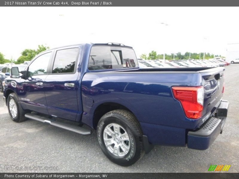 Deep Blue Pearl / Black 2017 Nissan Titan SV Crew Cab 4x4