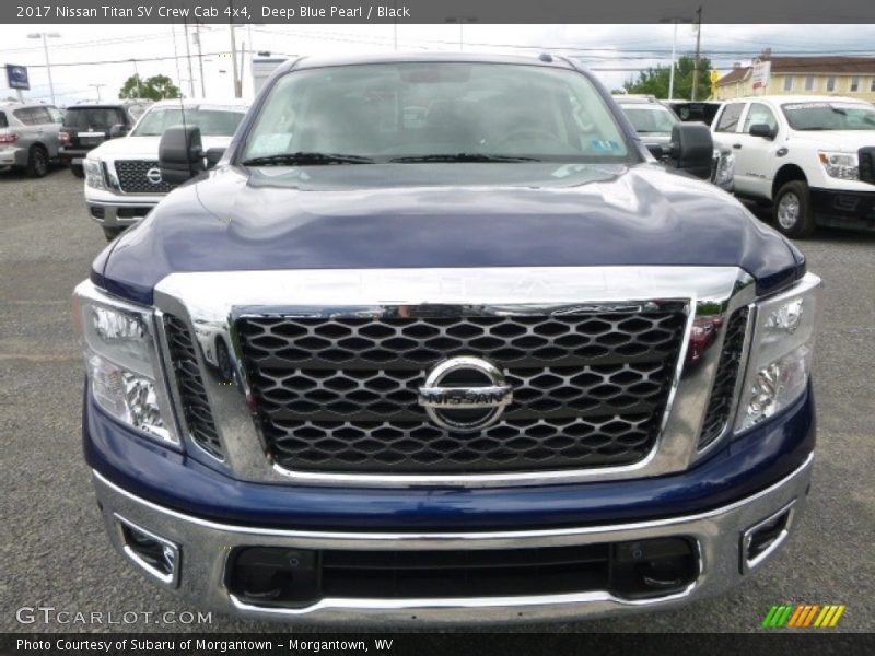 Deep Blue Pearl / Black 2017 Nissan Titan SV Crew Cab 4x4