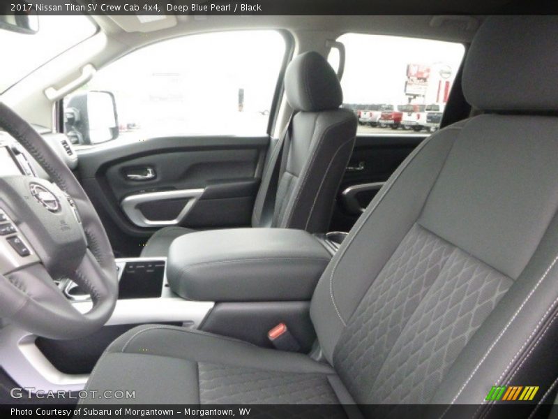 Front Seat of 2017 Titan SV Crew Cab 4x4