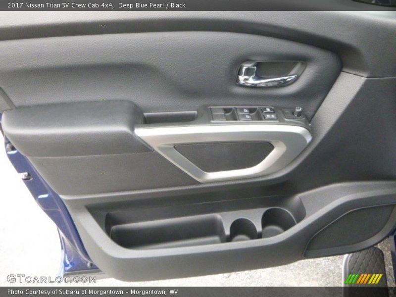 Deep Blue Pearl / Black 2017 Nissan Titan SV Crew Cab 4x4