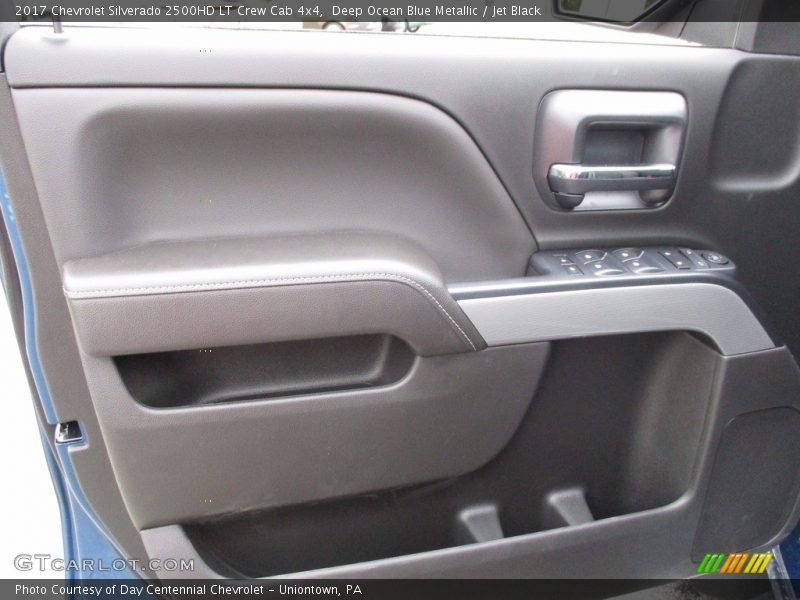 Deep Ocean Blue Metallic / Jet Black 2017 Chevrolet Silverado 2500HD LT Crew Cab 4x4