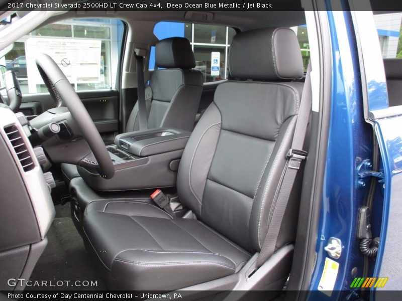 Deep Ocean Blue Metallic / Jet Black 2017 Chevrolet Silverado 2500HD LT Crew Cab 4x4