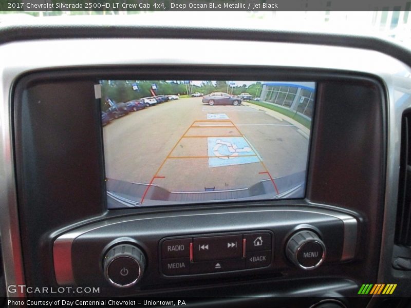 Deep Ocean Blue Metallic / Jet Black 2017 Chevrolet Silverado 2500HD LT Crew Cab 4x4
