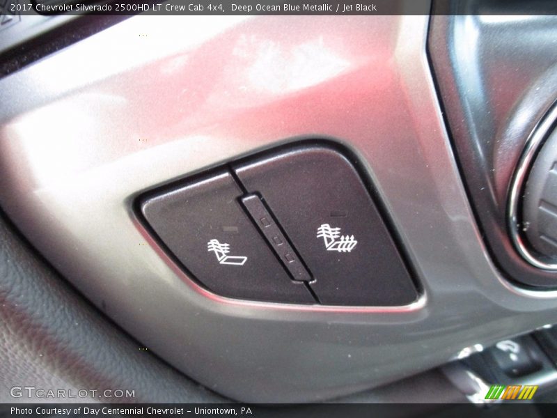 Deep Ocean Blue Metallic / Jet Black 2017 Chevrolet Silverado 2500HD LT Crew Cab 4x4