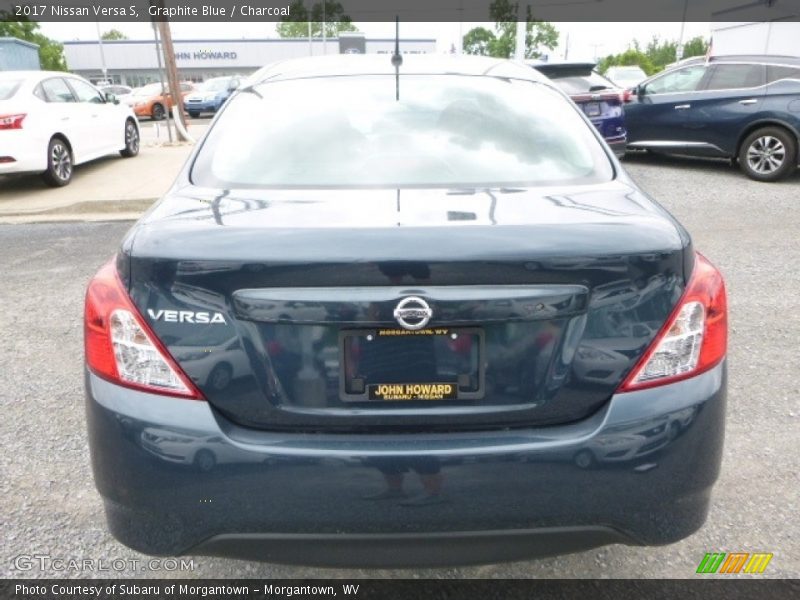 Graphite Blue / Charcoal 2017 Nissan Versa S