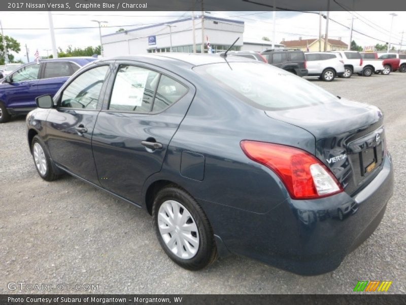 Graphite Blue / Charcoal 2017 Nissan Versa S