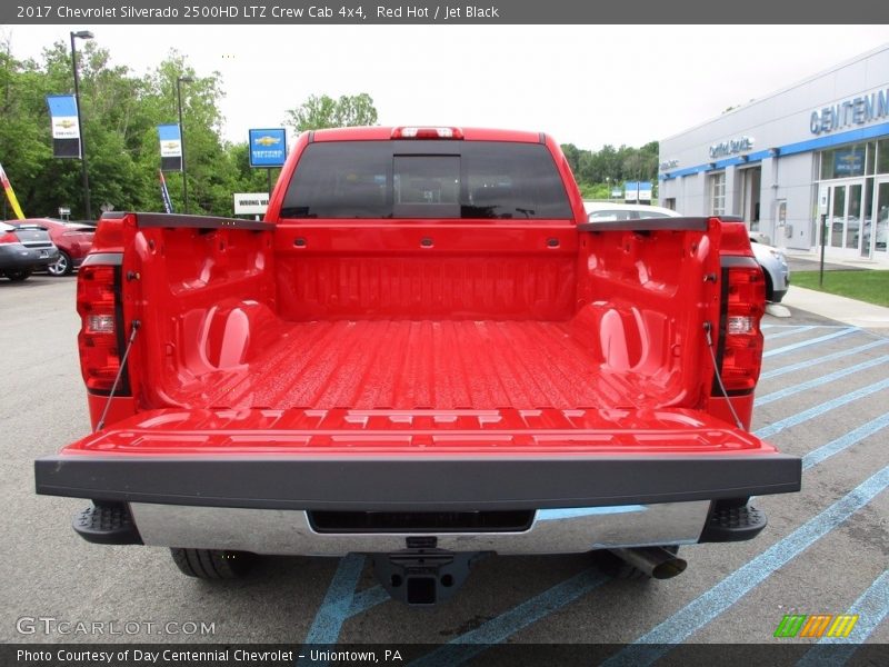 Red Hot / Jet Black 2017 Chevrolet Silverado 2500HD LTZ Crew Cab 4x4