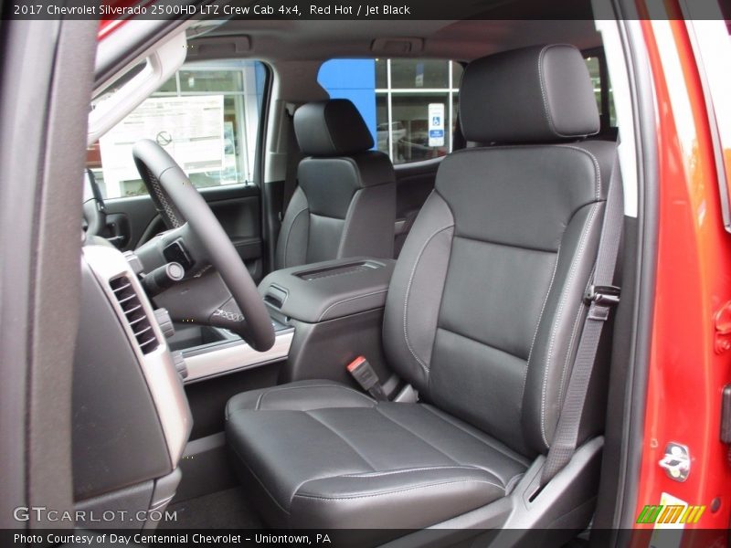 Red Hot / Jet Black 2017 Chevrolet Silverado 2500HD LTZ Crew Cab 4x4