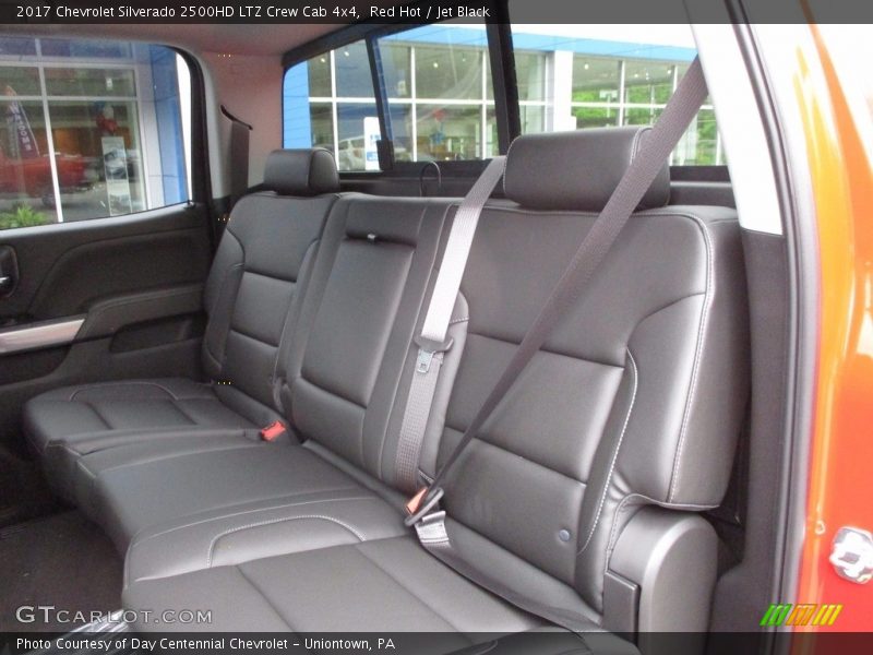 Red Hot / Jet Black 2017 Chevrolet Silverado 2500HD LTZ Crew Cab 4x4