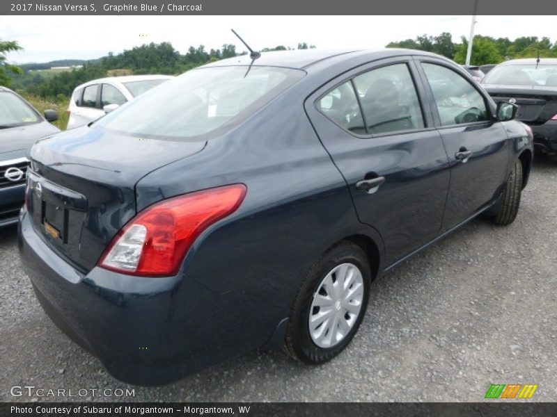 Graphite Blue / Charcoal 2017 Nissan Versa S