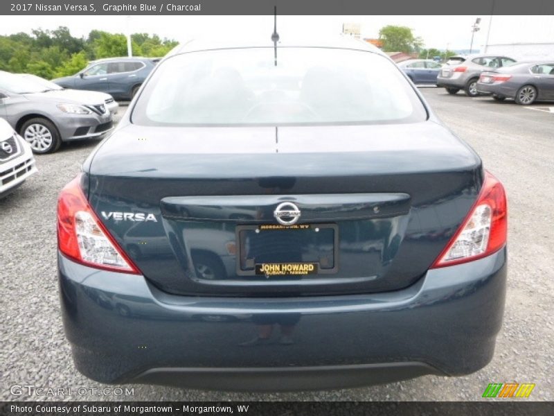 Graphite Blue / Charcoal 2017 Nissan Versa S
