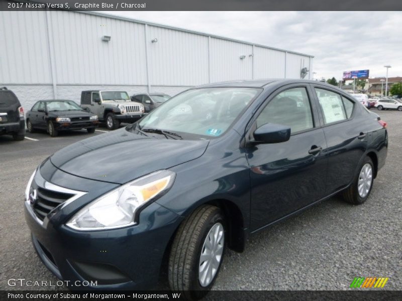 Graphite Blue / Charcoal 2017 Nissan Versa S