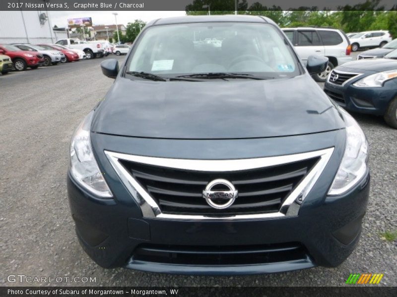 Graphite Blue / Charcoal 2017 Nissan Versa S