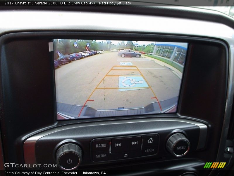 Red Hot / Jet Black 2017 Chevrolet Silverado 2500HD LTZ Crew Cab 4x4
