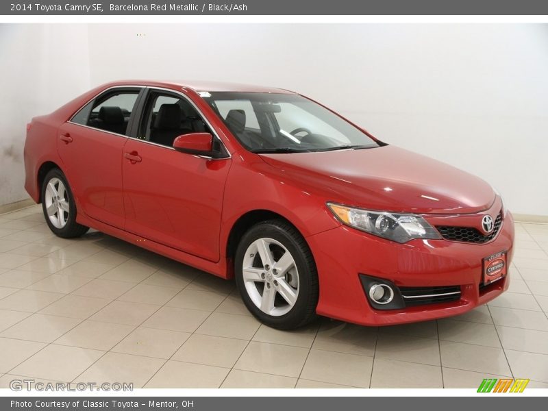 Barcelona Red Metallic / Black/Ash 2014 Toyota Camry SE