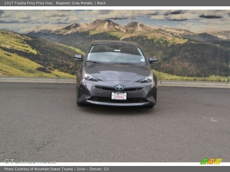 Magnetic Gray Metallic / Black 2017 Toyota Prius Prius Four