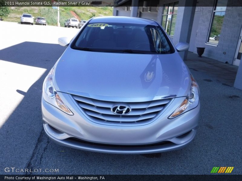 Radiant Silver / Gray 2011 Hyundai Sonata GLS