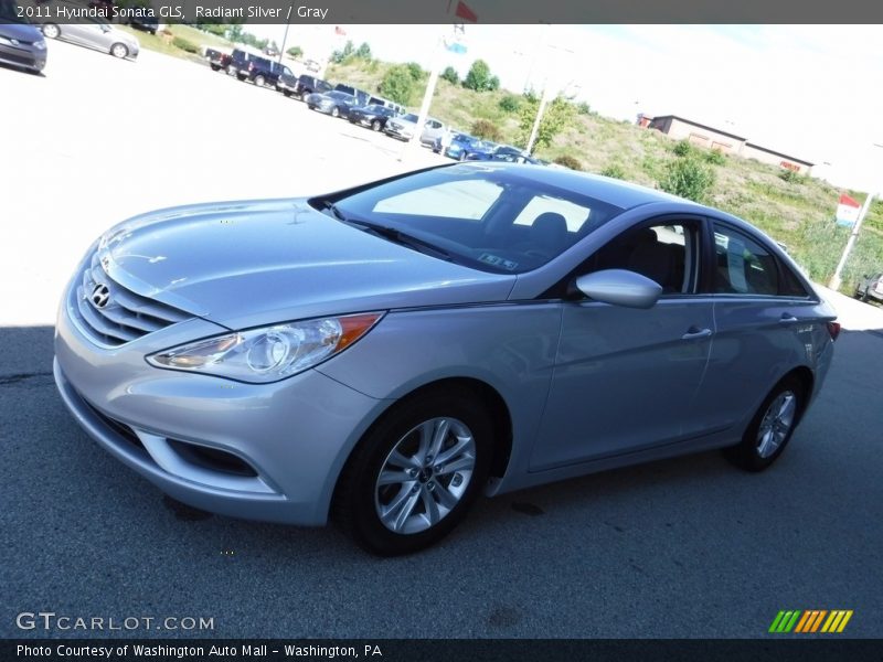 Radiant Silver / Gray 2011 Hyundai Sonata GLS