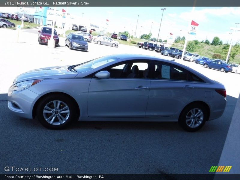 Radiant Silver / Gray 2011 Hyundai Sonata GLS