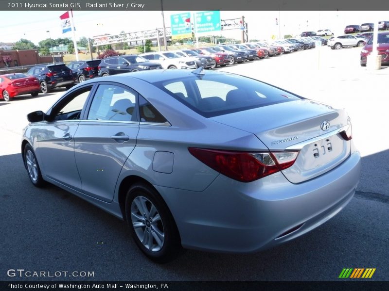 Radiant Silver / Gray 2011 Hyundai Sonata GLS