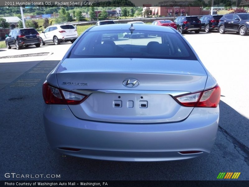 Radiant Silver / Gray 2011 Hyundai Sonata GLS