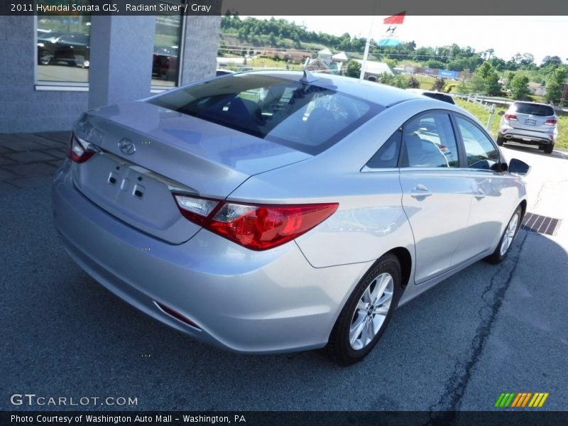 Radiant Silver / Gray 2011 Hyundai Sonata GLS