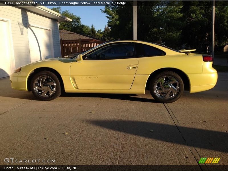 Champagne Yellow Pearl Metallic / Beige 1994 Dodge Stealth R/T Turbo